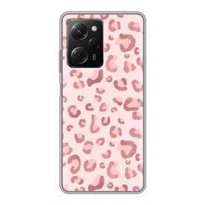 Чохол з розовим принтом для Xiaomi POCO X5 Pro (5G) (Рожевий леопард)