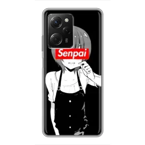 Чехлы Персонажи Аниме Наруто для Xiaomi POCO X5 Pro (5G) (AlphaPrint) (Senpai)