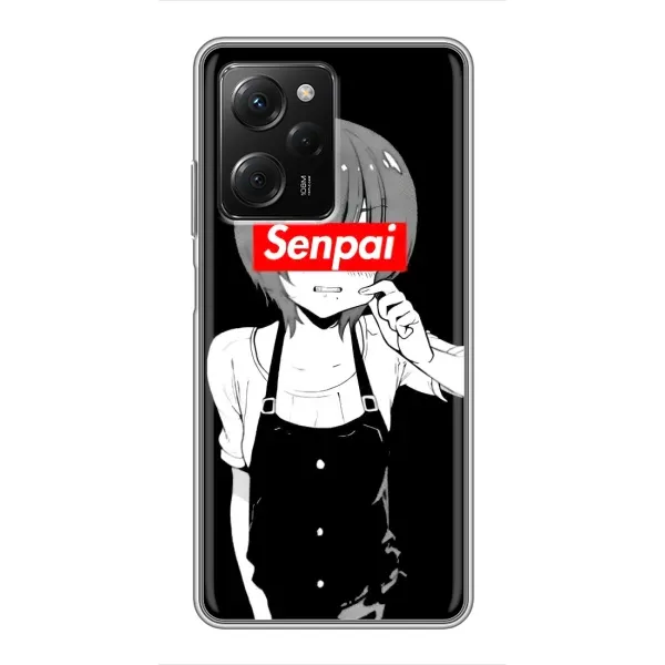 Чехол с принтом «Senpai» для Xiaomi POCO X5 Pro (5G)