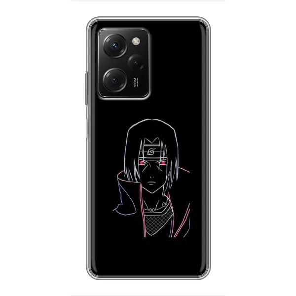 Чехол с принтом «силуэт Итачи» для Xiaomi POCO X5 Pro (5G)