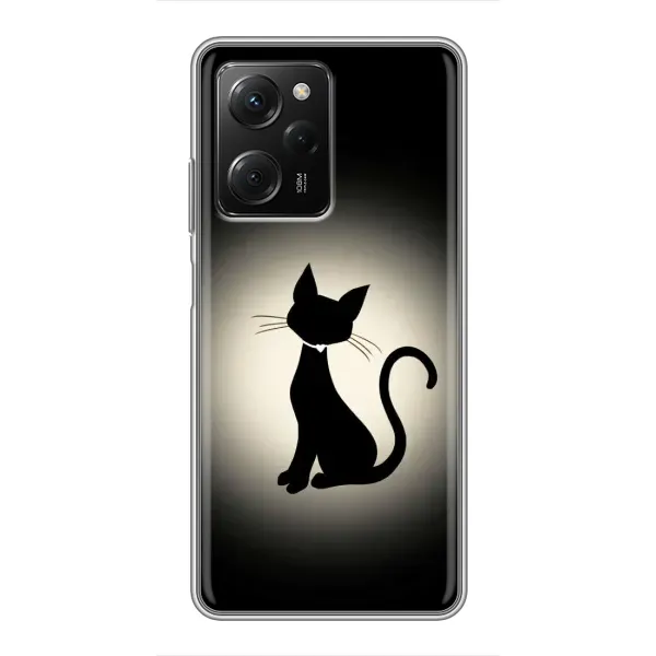 Чехол с принтом «Силуэт котика» для Xiaomi POCO X5 Pro (5G) Чехол с принтом «Силуэт котика» для Xiaomi POCO X5 Pro (5G)
