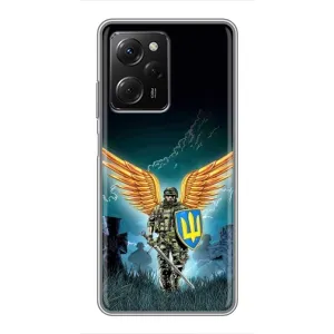 Чехлы с картинкой ЗСУ для Xiaomi POCO X5 Pro (5G) (AlphaPrint) (Солдат ЗСУ)