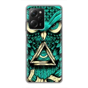 Чехол с птицами на Xiaomi POCO X5 Pro (5G) (VPrint) (Сова с глазом)
