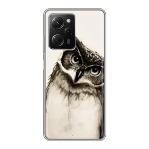 Чехол с птицами на Xiaomi POCO X5 Pro (5G) (VPrint) (Сова)