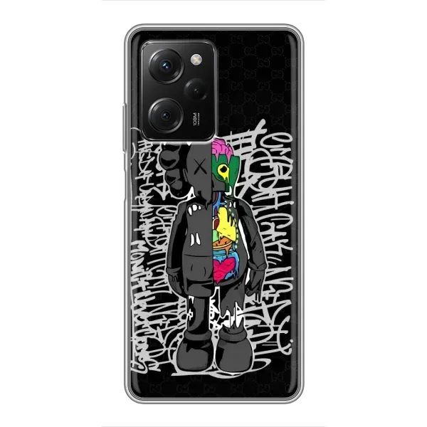 Чехол с принтом «Стиль Bearbrick» для Xiaomi POCO X5 Pro (5G)