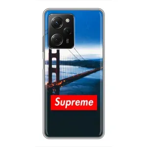 Чехол для Xiaomi POCO X5 Pro (5G) с картинкой Supreme (AlphaPrint) (Стиль Supreme)