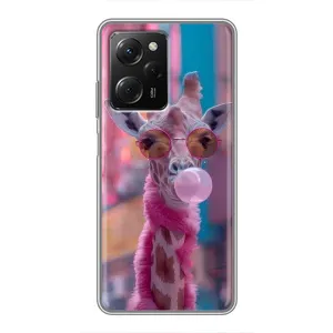 Чохол з принтом стильні тварини для Сяомі POCO X5 Pro (5G) (Стильна жирафа)