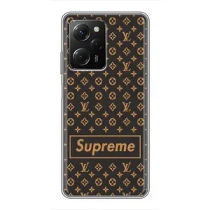 Чехол для Xiaomi POCO X5 Pro (5G) с картинкой Supreme (AlphaPrint) (Supreme LV)