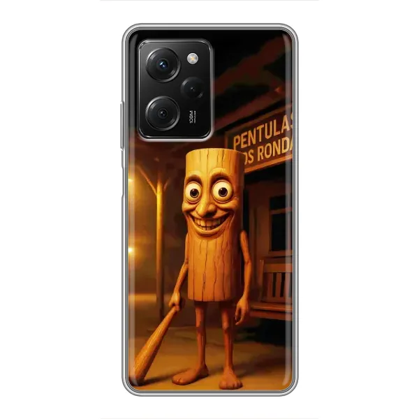 Чехол с принтом «Тунг тунг сахур» для Xiaomi POCO X5 Pro (5G)