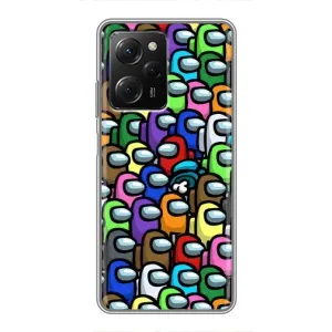 Чохли Амонг Ас для Xiaomi POCO X5 Pro (5G) (AlphaPrint) (Убитий)