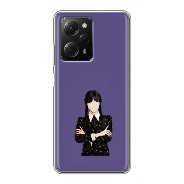 Чохол з принтом «Венздей у чорному» для Xiaomi POCO X5 Pro (5G)