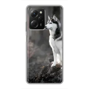 Чехол с Хаски для Xiaomi POCO X5 Pro (5G) - (AlphaPrint) (Верный пес)