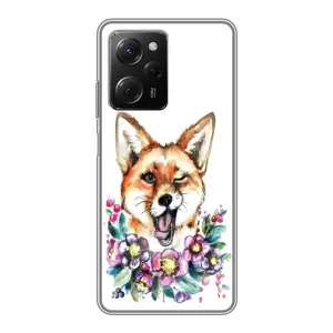Чехлы с картинкой Лисички для Xiaomi POCO X5 Pro (5G) (VPrint) (Веселая лисичка)