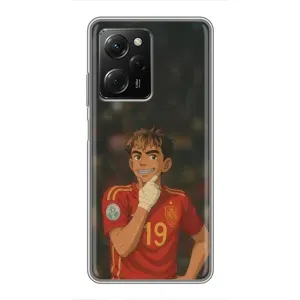 Чохол з футболістом Ламін Ямаль Xiaomi POCO X5 Pro (5G) (Ямаль аніме)