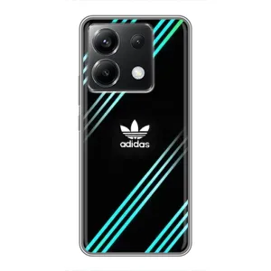 Чохли Адидас для Xiaomi POCO X6 5G (AlphaPrint) (Адідас з полосами)