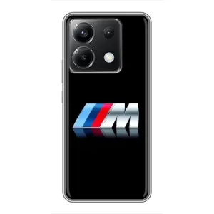 Чехол для ПОКО Х6 5G - с принтом БМВ (AlphaPrint) (AMG)