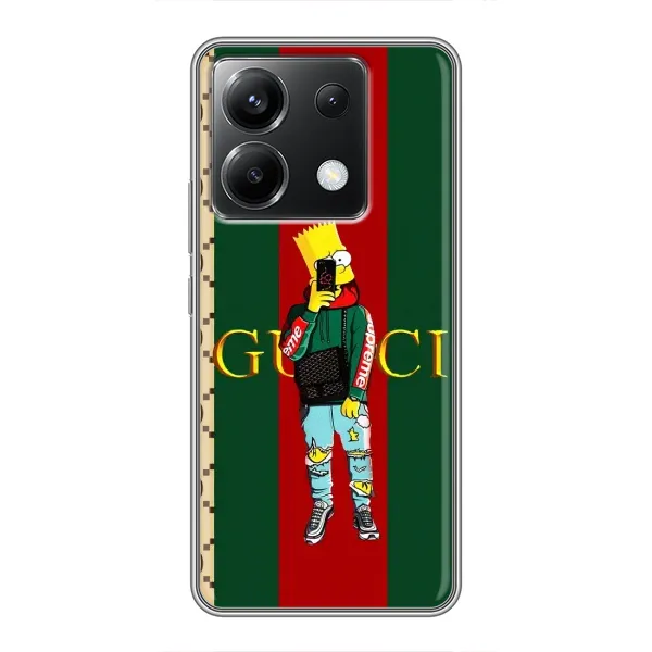 Чехол с принтом «Барт ГУЧЧИ» для Xiaomi POCO X6 5G