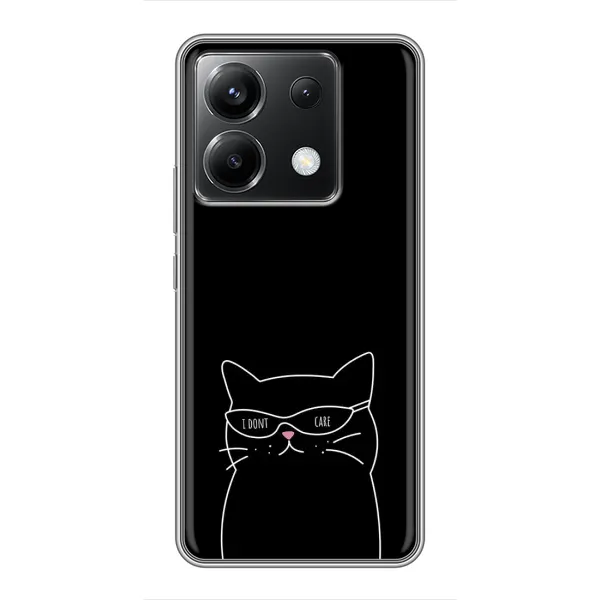 Чохол з принтом «Байдужий кіт» для Xiaomi POCO X6 5G