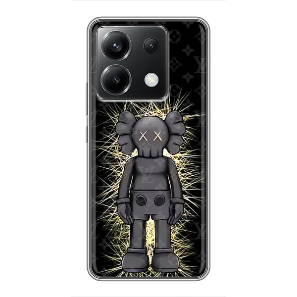 Чехол с принтом «Bearbrick LV» для Xiaomi POCO X6 5G