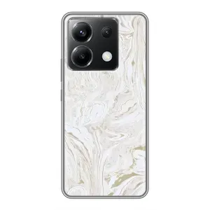Мраморний чехол на Xiaomi POCO X6 5G (VPrint) (Білий мрамор)