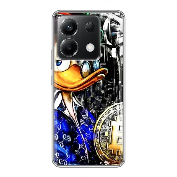 Чохол з принтом «Біткойн Скрудж» для Xiaomi POCO X6 5G