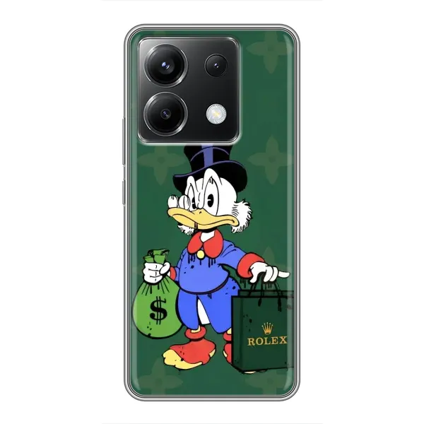 Чехол с принтом «Богатая Утка» для Xiaomi POCO X6 5G