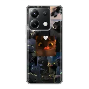 Чохол як приборкати дракона на Xiaomi POCO X6 5G (Дракон колаж)