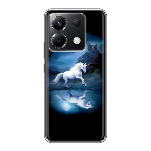 Чехол с принтом «Единорог» для Xiaomi POCO X6 5G