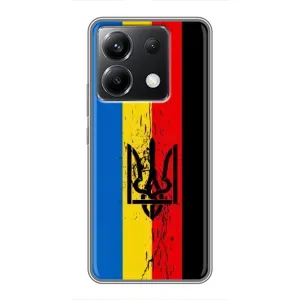 Украинские Чехлы для Xiaomi POCO X6 5G с картинкой УПА (AlphaPrint) (Прапор УПА)