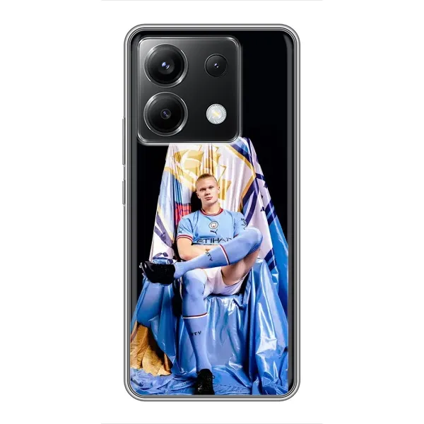 Чохол з принтом «футболіст Холанн» для Xiaomi POCO X6 5G