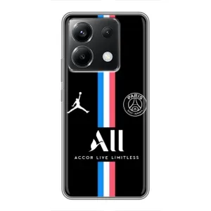 Чохли PSG для Xiaomi POCO X6 5G (AlphaPrint) (футболка ПСЖ)