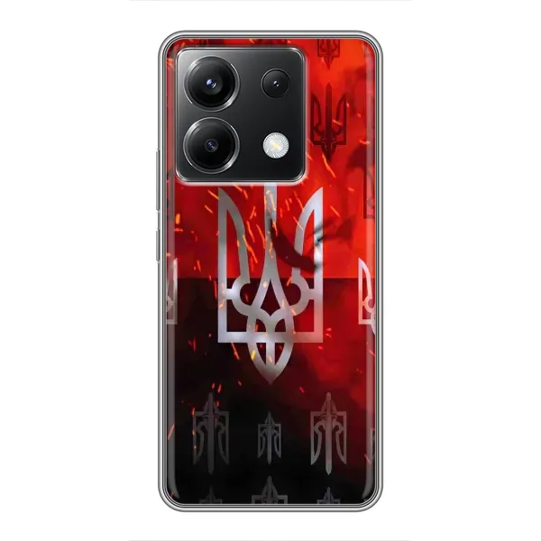 Чохол з принтом «ГЕРБ УПА» для Xiaomi POCO X6 5G