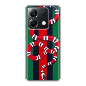 Чохли  GUCCI для Сяомі ПОКО ІКС 6 5Ж (AlphaPrint) (Gucci змія)
