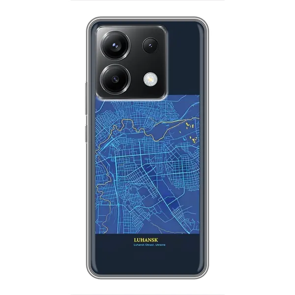 Чохол з принтом «Луганськ» для Xiaomi POCO X6 5G