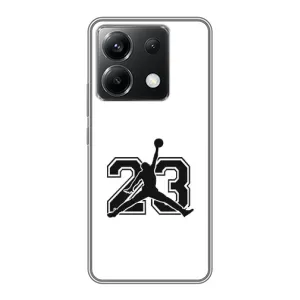 Чехлы для Xiaomi POCO X6 5G - с картинкой JORDAN (AlphaPrint) (Jordan 23)