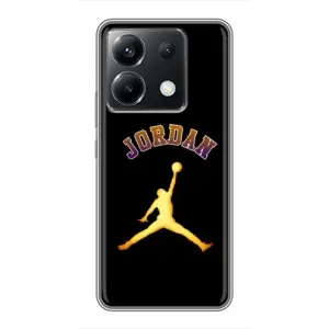 Чехлы для Xiaomi POCO X6 5G - с картинкой JORDAN (AlphaPrint) (Jordan Gold)