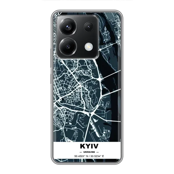 Чохол з принтом «Київ» для Xiaomi POCO X6 5G