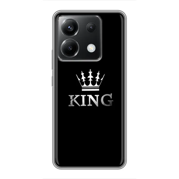 Чохол з принтом «KING» для Xiaomi POCO X6 5G