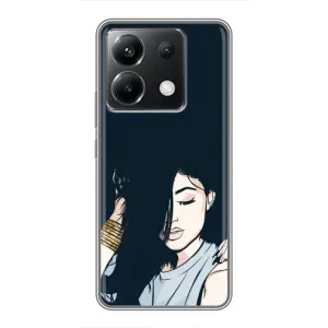 Чохол з друком для Xiaomi POCO X6 5G - (Мода) (AlphaPrint) (Гарна дівчина)