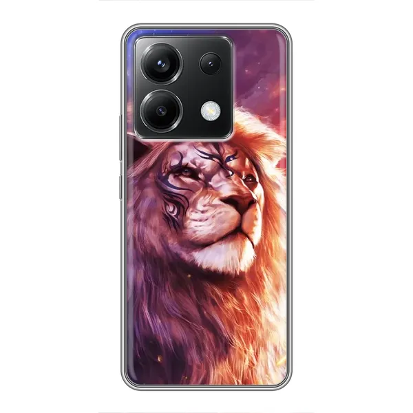 Чехол с принтом «Красочный Лев» для Xiaomi POCO X6 5G