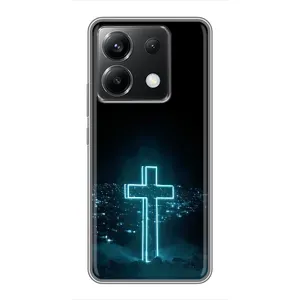 Християнські Чохли для Xiaomi POCO X6 5G (AlphaPrint) (Хрест і місто)
