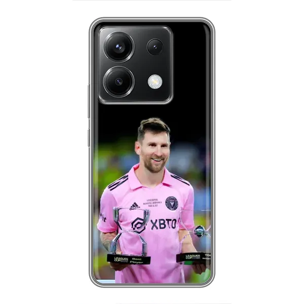 Чехол с принтом «Кубки Месси» для Xiaomi POCO X6 5G