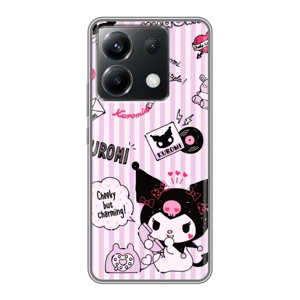 Чехол с принтом «Куроми сидит» для Xiaomi POCO X6 5G