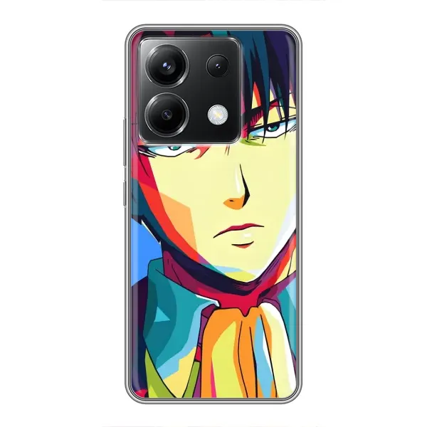 Чохол з принтом «Леві Аккерман» для Xiaomi POCO X6 5G