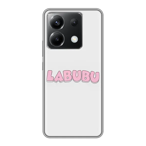 Чехол с принтом «Лого Лабубу» для Xiaomi POCO X6 5G