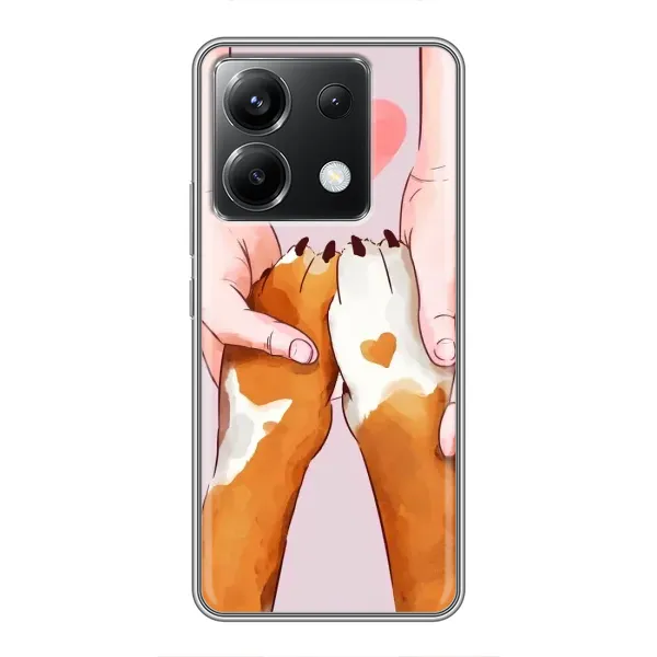 Чохол з принтом «Любовь до собак» для Xiaomi POCO X6 5G Чохол з принтом «Любовь до собак» для Xiaomi POCO X6 5G