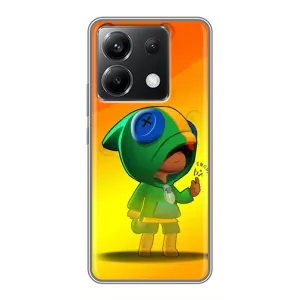 Чехол для Xiaomi POCO X6 5G Бравл Старс (VPrint) (Хлопчик Леон)