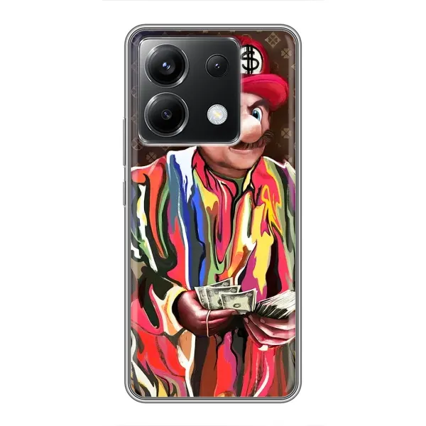 Чехол с принтом «Mario LV» для Xiaomi POCO X6 5G