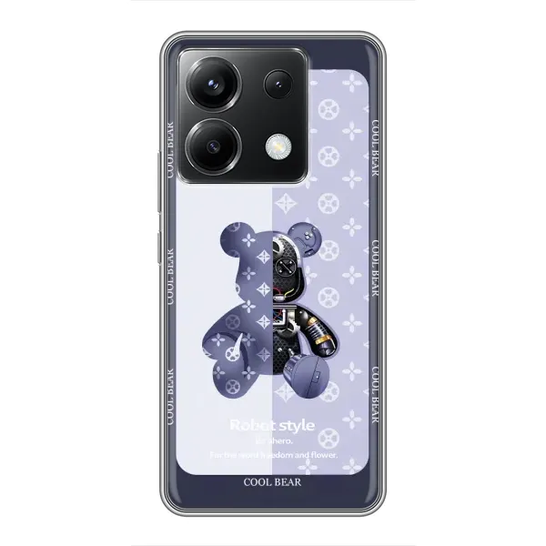 Чохол з принтом «Медведик LV» для Xiaomi POCO X6 5G