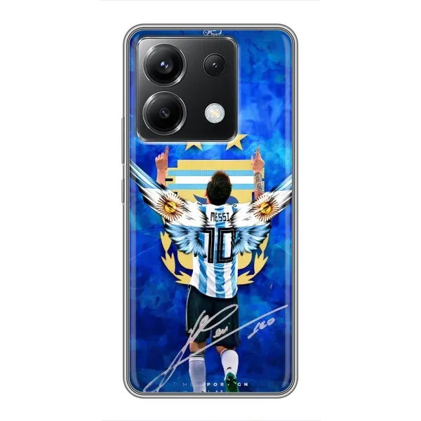 Чехол с принтом «Месси Аргентина» для Xiaomi POCO X6 5G